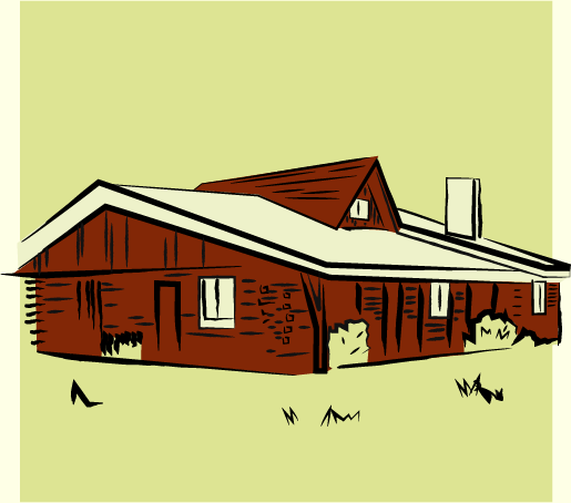 stylized picture of Kussman home